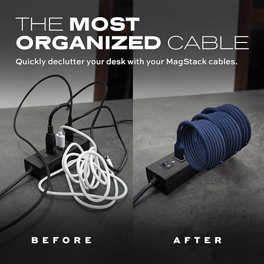 Statik MagStack Pro USB C to USB C Cable, Magnetic Type C Charger Fast Charging - Image 2