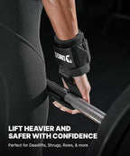 DMoose Fitness Weight Lifting Hooks - Image 2