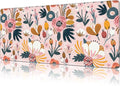 Mouse Pad Large Flowers and Leaves Non-Slip Game Desk Mat by NIYLYNSYN