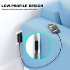 USB C Wall Charger 40W, Excgood 4Port USB Charging Block Flat Foladable Wall - Image 4