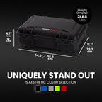 NANUK 910 Hard Case with Customizable Cubed Foam, IP67 Waterproof, Dustproof - Image 6