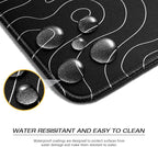 XVX Black and White Topographic Mousepad, XXLarge Gaming Mouse Pad - Image 4