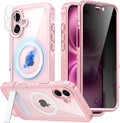 360° Protection Magnetic for iPhone 16 Case Built-in 9H Privacy Screen by Unknown