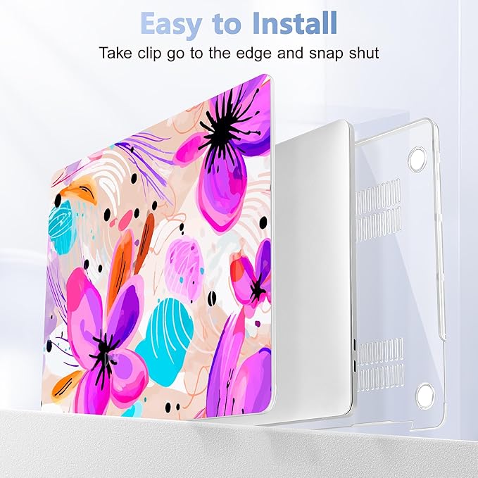 Case for MacBook Pro 13 inch with/Without Touch Bar, Hard Shell + Keyboard - Image 5