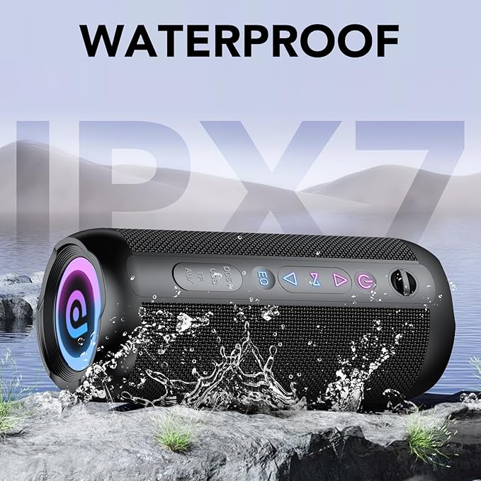 Portable Bluetooth Speaker, 30W Dual Speaker, 2.0 Channel, Deep Bass, 30H - Image 7
