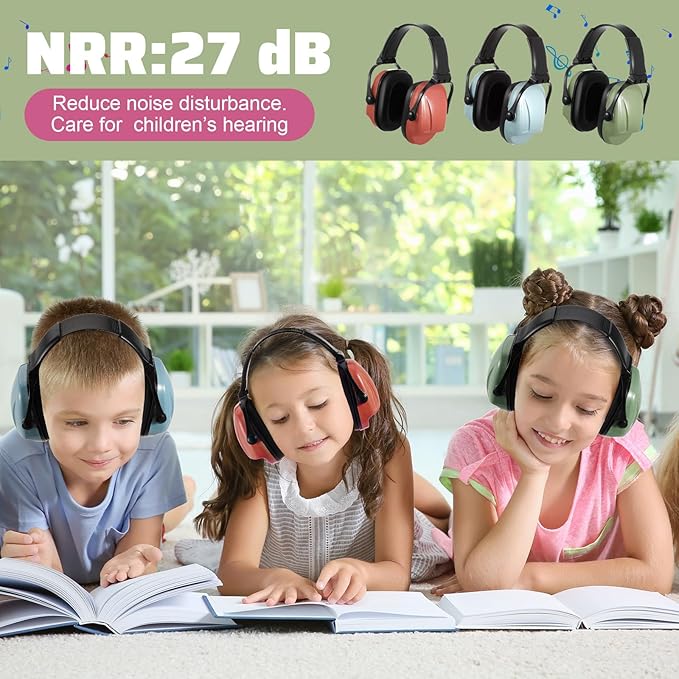 Amylove 12 Pcs Kids Ear Protection Noise Cancelling Headphones Ear Muffs Bulk - Image 6