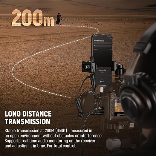 NEEWER CM28 PRO Wireless Lavalier Microphone + Charging Case & Cleaning Cloth - Image 8