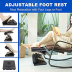 Adjustable Foot Rest and Footstool Under Desk, Ergonomic Leg Rest - Image 2