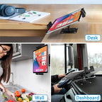 iPad Wall Mount, Universal 360° Rotating Tablet Wall Mount Holder, Phone Holder - Image 4
