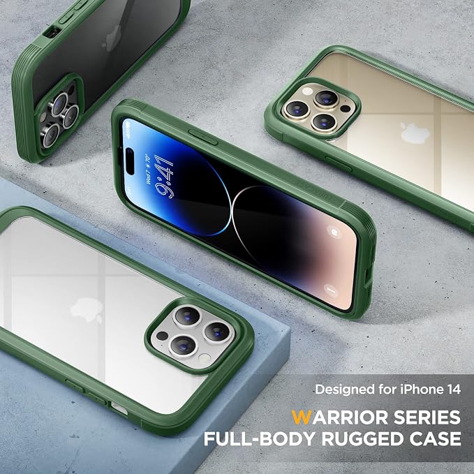 Miracase Glass Series for iPhone 14 Pro Case 6.1 Inch, Full-Body Clear Bumper - Image 8