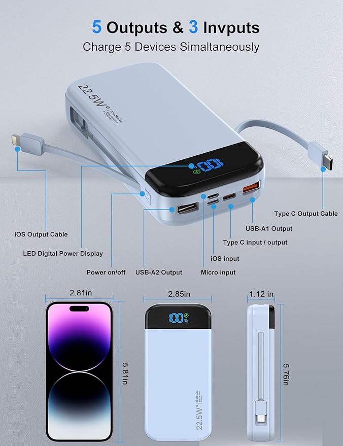 Portable Charger Power Bank 32000mAh - Image 4