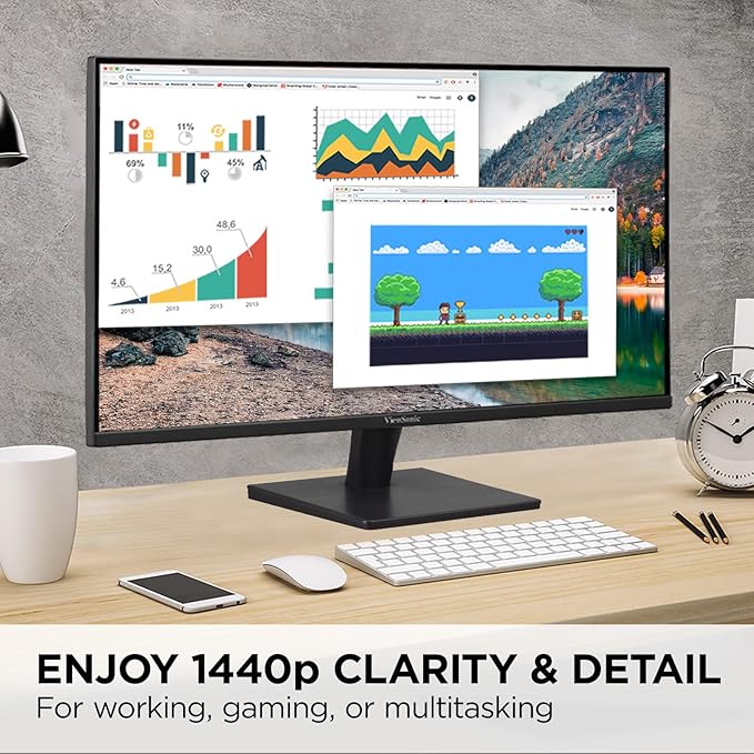 ViewSonic VA2715-2K-MHD 27 Inch 1440p LED Monitor - Image 2