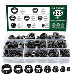 225 Pcs 8 Sizes Cable Snap-in Knockout Insulating Bushing Grommets Assortment - Image 9