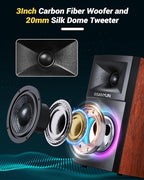 SW203 4.0 Computer Speakers - 60W 4-Way DSP Control 3D Immersive Sound - 3" - Image 3