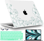 TWOLSKOO Compatible with M4 MacBook Air 13.6 inch Case 2025-2022 Release M4 by TWOLSKOO