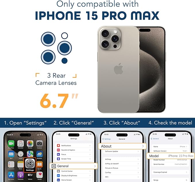 Magnetic for iPhone 15 Pro Max Case, Compatible - Image 7