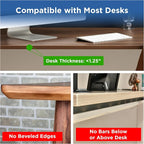 Kt4 Clamp on Keyboard Tray, Adjustable Slide Out Drawer - Image 7