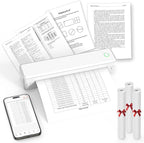 Portable Thermal Printer, Home Use, Office&School – Supports 8.5" x 11" US by KNAON