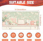 Desk Pad, Kawaii Anime Style Desk Mat, 31.5"x15.7" Extended Big Computer - Image 2