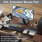 Mouse Pad, Large Walking Elephant Desk Mat, Extended Non-Slip Gaming Keyboard - Image 6