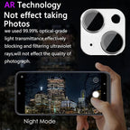 2 Pack Camera Lens Protector for iPhone 14 / iPhone 14 Plus, AR Tempered Glass - Image 3