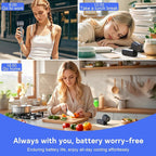 Personal Handheld Fan, Portable 3-in-1 High-Speed Turbo Fan - Image 7