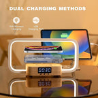 Bedside Lamp with Wireless Charger & USB Port – Touch Control Nightstand Table - Image 7