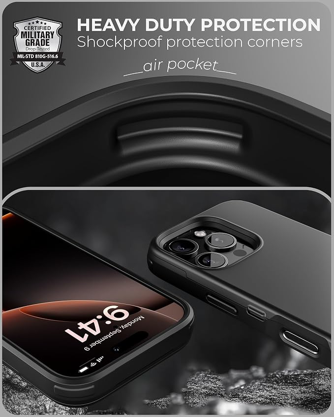 TORU CX Slim for iPhone 16 Pro Case Wallet | Protective Shockproof Heavy Duty - Image 5