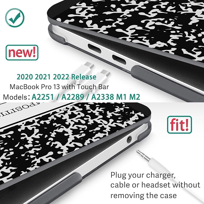 May Chen for MacBook Pro 13 Case 2022 2021 2020 Release Models: M2 M1 A2338 - Image 2