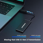Vansuny 2TB Portable External SSD, USB 3.1 Gen2 Up to 500MB/s Solid State Drive - Image 2