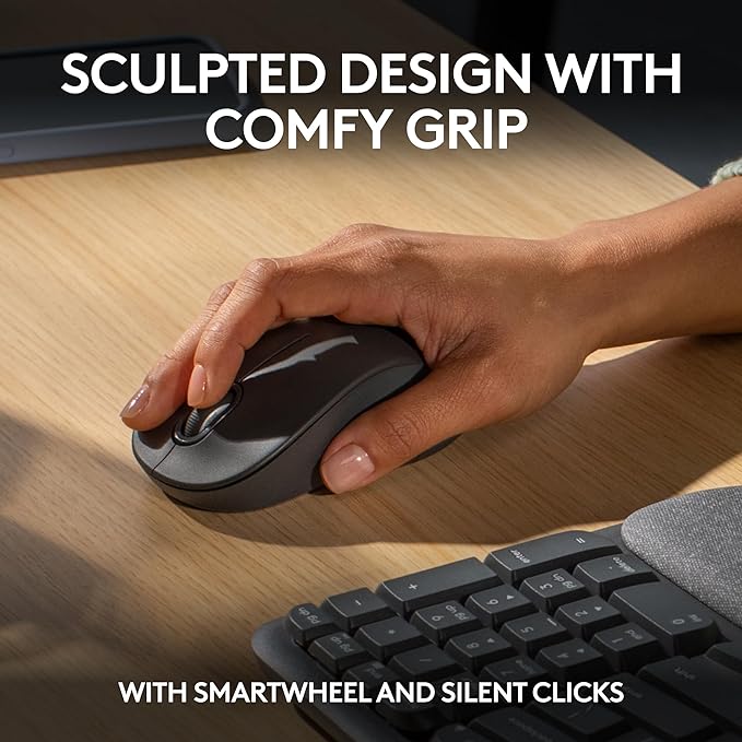 Logitech Wave Keys MK670 Combo, Wireless Ergonomic Keyboard - Image 5