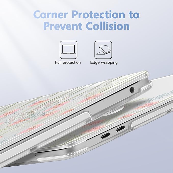 Case for MacBook Pro 13 inch with/Without Touch Bar, Hard Shell + Keyboard - Image 3