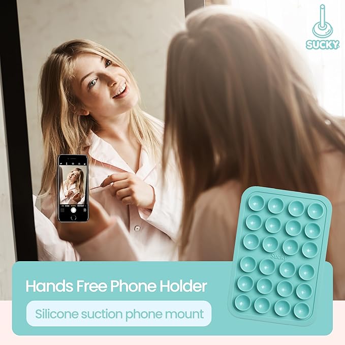 SUCKY Silicone Suction Phone Case Adhesive Mount - Image 5