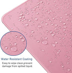 Large Mouse Pad with Stitched Edges, Durable Non-Slip Natural Rubber Base - Image 4