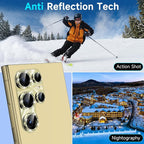 YWXTW Camera Lens Protector for Samsung Galaxy S24 Ultra, Bling Glitter - Image 5