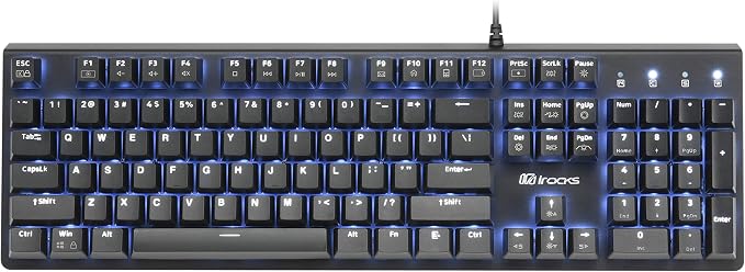 i-rocks K75M Illuminated Mechanical Keyboard, 104 Keys, - Image 2
