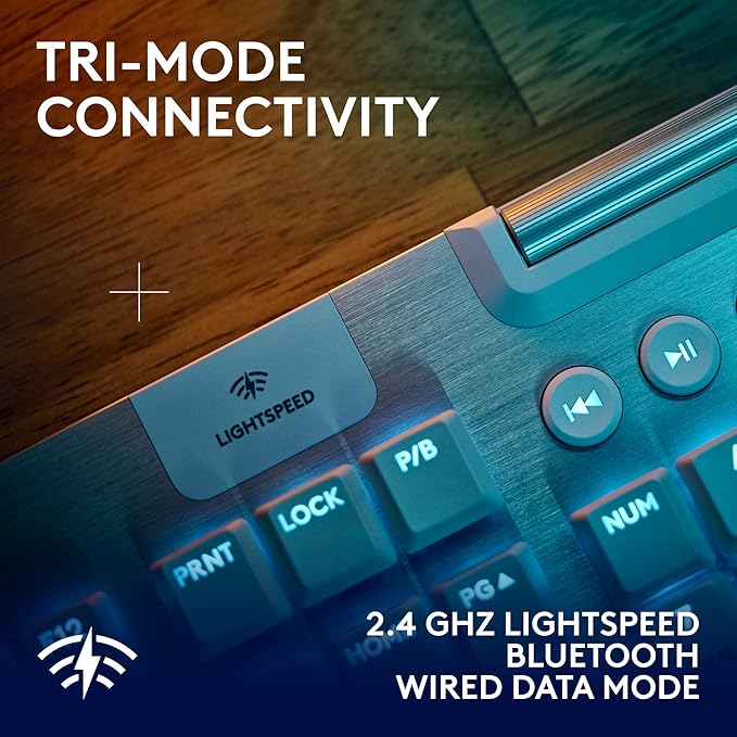 Logitech G915 X Lightspeed Wireless Mechanical Gaming Keyboard, Double-Shot PBT - Image 5