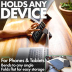 Folden Airplane Phone Holder, Flexible Tablet and Cell Phone Holder, Folding - Image 4