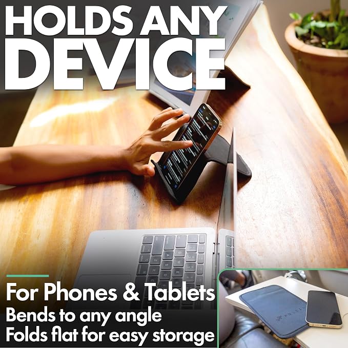 Folden Airplane Phone Holder, Flexible Tablet and Cell Phone Holder, Folding - Image 4