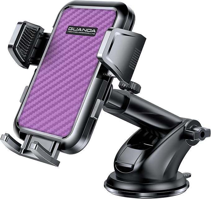 Universal Car Phone Holder for Dashboard Windshield, Hands Free Phone Mount for by GUANDATECHNOLOGIESCOLTD