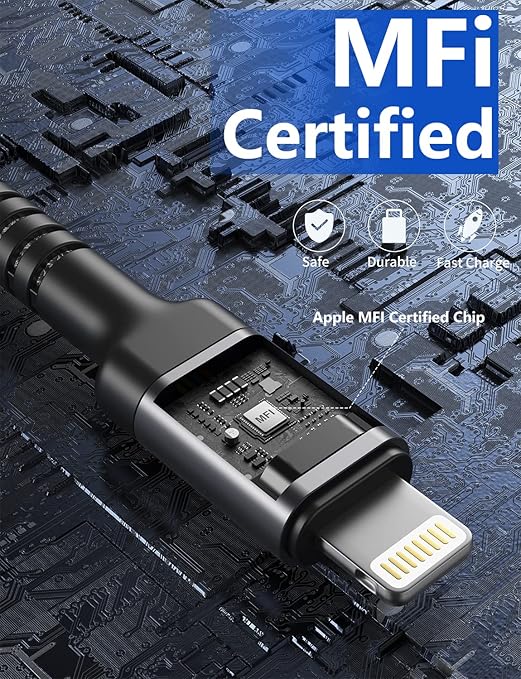 PRAKIE USB C to Lightning Cable 3FT 2Pack iPhone Fast Charger Cable 1M USBC to - Image 3