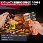 Infrared Thermometer Gun, Non-Contact Digital Laser Temperature Gun, -58°F to - Image 5
