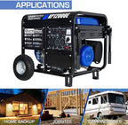 DuroMax Gas Powered Portable 12000 Watt-Electric Start-Home Back Up & RV Ready - Image 4
