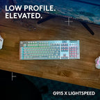 Logitech G915 X Lightspeed Wireless Mechanical Gaming Keyboard, Double-Shot PBT - Image 2