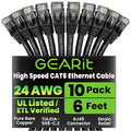 GEARit Cat 6 Ethernet Cable Pack by GEARit