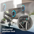 ONKRON Heavy Duty Monitor Arm for 17-57 Inch Screen up to 59.4 lbs, Ultrawide - Image 5