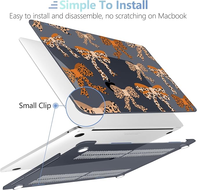 MEEgoodo Case for MacBook Pro 13 inch Case 2022 2021 2020 New A2338 M2/M1 A2251 - Image 4
