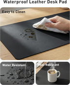 Aothia Faux Leather Desk Mat - Image 7