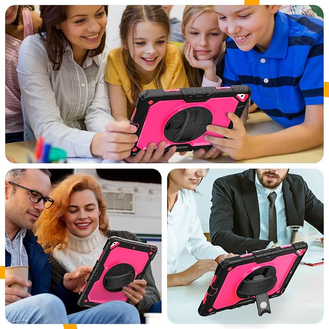 Timecity for iPad Air 3/ Pro 10.5 Inch Case, 360° Rotating Stand, Pencil Holder - Image 9