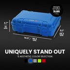 NANUK 910 Hard Case with Customizable Cubed Foam, IP67 Waterproof, Dustproof - Image 5